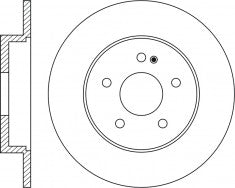 Rotor Disc, NIBK, A 000 423 05 12, RN1977, MERCEDES-BENZ (017874)
