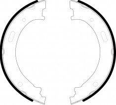 NIBK, Brake Shoes, 05086 930AB, FN0677, CHRYSLER
