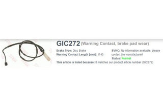 เซ็นเซอร์สายไฟ, TRW, 34356792565, GIC272, BMW (075670)