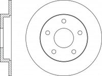 Rotor Disc, NIBK, B45G-26-251B, RN1565, MAZDA (017982)