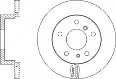จานโรเตอร์, NIBK, 561478B, RN1033V, BENDIX (009993)