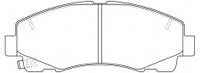 NIBK, Brake Pad, D1102-8208, PN28003, FMSI