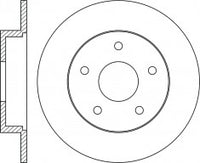 Rotor Disc, NIBK, 562264B, RN1186, BENDIX (018343)