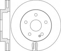 Rotor Disc, NIBK, A 639 421 03 12, RN1588V, MERCEDES-BENZ (018152)