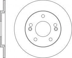 Rotor Disc, NIBK, 58411-3Z100, RN1556, HYUNDAI (017556)