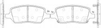 NIBK, Brake Pad, DB2165, PN52001, BENDIX AUS