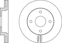 Rotor Disc, NIBK, 40206-AN000, RN1581V, NISSAN (018416)