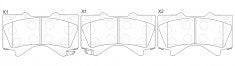 NIBK, Brake Pad, AN755WK, PN1541, AKEBONO