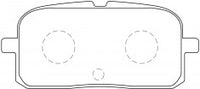 ผ้าเบรค NIBK, A-256K, PN1178, AKEBONO (018951)