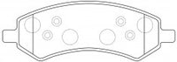 NIBK, Brake Pad, 05143 350AC, PN53004, CHRYSLER