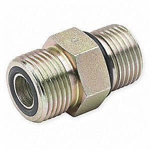 6002-04-02 - 1/4" Male ORFS x 1/8" Male BSPP - Steel Hydraulic Adapters (088123)