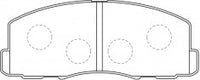 NIBK, Brake Pad, A-201K, PN3158, AKEBONO