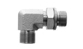 6059-16-20 - 90Â° Elbow, 1" Male ORFS x 1-1/4" Male BSPP Adj. - Steel Hydraulic Adapters (088167)