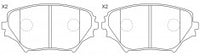 NIBK, Brake Pad, A-640K, PN1447, AKEBONO