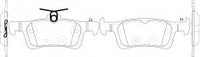 NIBK, Brake Pad, 1610814180, PN0856, CITROEN