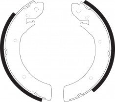 NIBK, Brake Shoes, 325624B, FN1879, BENDIX EUR