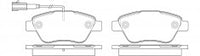 NIBK, Brake Pad, 7 736 439 3, PN0211W, ALFA ROMEO