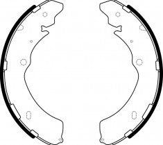 ผ้าเบรก NIBK, BS1793, FN4467, BENDIX AUS (017576)