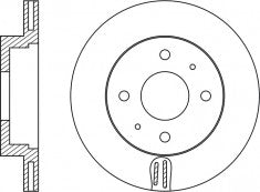 Rotor Disc, NIBK, 26300-TC050, RN2018V, SUBARU (018779)