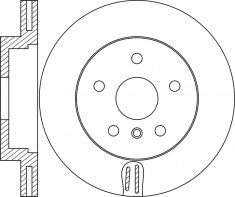 Rotor Disc, NIBK, 34 11 6 775 277, RN1772V, BMW (010575)