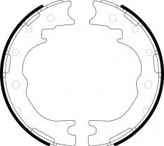 ဘရိတ်ဖိနပ်၊ NIBK၊ BS1543၊ FN0015၊ BENDIX AUS (017109)