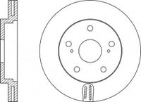 จานโรเตอร์, NIBK, 43512-0R010, RN1434V, TOYOTA (018869)