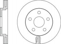 Rotor Disc, NIBK, 562281B, RN1180V, BENDIX (018341)
