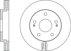 Rotor Disc, NIBK, 51712-39910, RN1178V, HYUNDAI (017488)