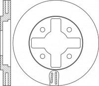 Rotor Disc, NIBK, 561222B, RN1455V, BENDIX (018548)