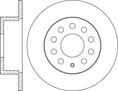 Rotor Disc, NIBK, 5Q0 615 601 C, RN2121, VAG (018697)