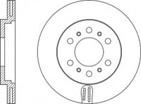 Rotor Disc, NIBK, MB699716, RN1217V, MITSUBISHI (018257)