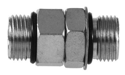 6407-32-32 - Adjustable Union, 2" ORB Male x 2" ORB Male  hydraulic fittings (081083)