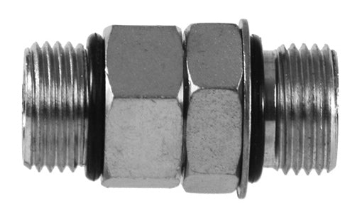 6407-20-20 - Adjustable Union, 1 1/4" ORB Male x 1 1/4" ORB Male hydraulic fittings (081081)