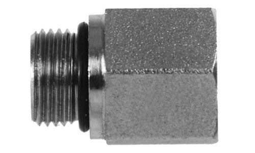 6410-10-06 - Reducer/Expander, 5/8" ORB Male x 3/8" ORB Female hydraulic fittings (081114)