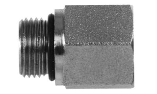 6410-20-08 - ตัวลด/ตัวขยาย, 1 1/4" ORB ตัวผู้ x 1/2" ORB ข้อต่อไฮดรอลิกตัวเมีย (081135)