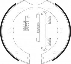 ผ้าเบรก, NIBK, A 639 420 02 20, FN0694, MERCEDES-BENZ (018154)