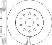 Rotor Disc, NIBK, 51733051, RN1864V, ALFA ROMEO (009497)