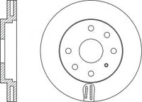 จานโรเตอร์, NIBK, 561488B, RN1017V, BENDIX (017038)
