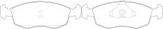 ผ้าเบรค NIBK 7201 PN0255 BENDIX AUS (017253)