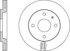Rotor Disc, NIBK, 561324B, RN1031V, BENDIX (009948)