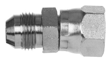 hydraulic fittings, 6504-08-08 - 1/2" JIC (3/4"-16 thread) Male x 1/2" JIC (3/4"-16 thread) Female Swivel (011134)