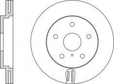 Rotor Disc, NIBK, 40206-7Y000, RN1423V, NISSAN (018406)