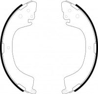 NIBK, Brake Shoes, NN-3061, FN6718, AKEBONO