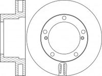 จานโรเตอร์, NIBK, 402060T301, RN1359V, NISSAN (018369)