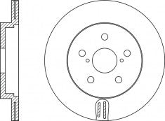 Rotor Disc, NIBK, 562119B, RN1120V, BENDIX (019089)