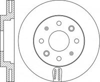 แผ่นโรเตอร์, NIBK, 51712-2F100, RN1799V, HYUNDAI (017699)