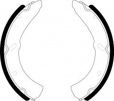 NIBK, Brake Shoes, K3390, FN3390, KASHIYAMA
