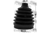 Drive Shaft Boot, FEBEST, 5M0 498 203, 2317-EOS, AUDI (067719)