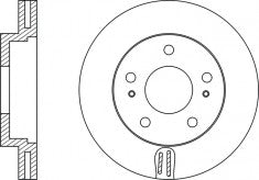 Rotor Disc, NIBK, 562115B, RN1094V, BENDIX (018526)