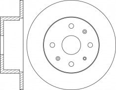Rotor Disc, NIBK, 561961B, RN1292, BENDIX (018590)
